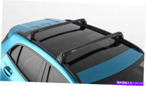 [tLA ^[gGAV2[tbNo[AZfXGLC X253̃NXo[ubNJ[ Turtle Air V2 Roof Rack Bars, Cross Bar Black Color for Mercedes GLC X253