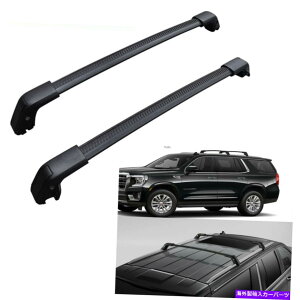 [tLA 21-22̃V{[xÕV{[^z[tbNNXo[uPbg +o[A~jE For 21-22 Chevy Suburban Chevy Tahoe Roof Rack Cross Bar Bracket + Bars Aluminum