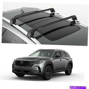 [tLA 2PCA^[gubNGA2[t[bN}c_CX-50 2022-2023pNXo[ 2 PCS, Turtle Black Air 2 Roof Rail Racks Cross Bars for Mazda CX-50 2022-2023