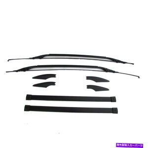 [tLA 2007-2014tH[hGbWJ[MKXubN[tbNNXo[TCh[OEM NEW 2007-2014 Ford Edge Lincoln MKX Black Roof Rack Cross Bars & Side Rails OEM NEW