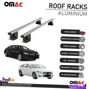 [tLA ZfXCLSNX2012-2018̌Œ_NXo[[tbNLA[ Fixed Point Cross Bar Roof Rack Carrier Rail For Mercedes CLS-Class 2012-2018