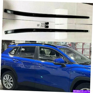 ���[�t�L�����A ���ׂĂ̐V�����g���^�J���[���N���X2021 2022���[�t���[���l�W�ɍ����������[�t���b�N Black Roof Rack fits for All New Toyota Corolla Cross 2021 2022 Roof Rail Screw