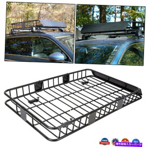 [tLA [tbNGNXeVJ[SSUVgbvוLAoXPbgz_[64 ''jo[T Roof Rack Extension Cargo SUV Top Luggage Carrier Basket Holder 64'' Universal