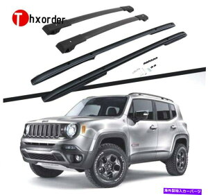 [tLA W[vlQ[h2015-2020TCh[ݕi4pcsjɂ҂̃[tbNNXo[ Roof Rack Cross Bars fit for Jeep Renegade 2015-2020 Side Rails Cargo (4PCS)