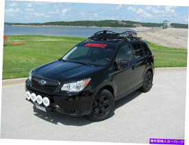 ルーフキャリア 2018 Subaru Forester SSDルーフレール、サイドレール、ラック、ブラックパウダーコーティング Fits 2018 Subaru Forester SSD Roof Rails, Side Rails, Rack, Black Powder Coated