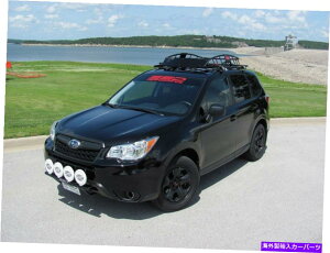 ルーフキャリア 2018 Subaru Forester SSDルーフレール、サイドレール、ラック、ブラックパウダーコーティング Fits 2018 Subaru Forester SSD Roof Rails, Side Rails, Rack, Black Powder Coated