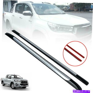 [tLA 2015-2016 Toyota Hilux Invincible Revo Silver Line 4hA[tbN[ For 2015-2016 Toyota Hilux invincible Revo Silver Line 4 Door Roof Rack Rail