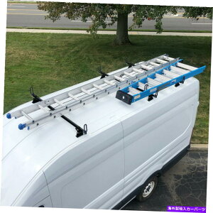 [tLA wr[f[eB[3o[_[[tbNtBbgFtH[hgWbgJ[SonC[tij Heavy Duty 3 Bar ladder roof rack Fits: Ford Transit Cargo Van High Roof (black)