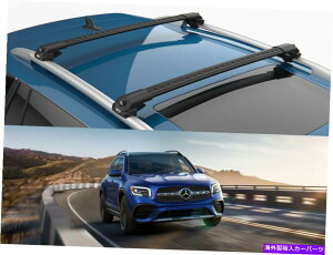 [tLA ^[gubNGAV1[tbNZfXGLB SUV 2019-2020-2021-22̃NXo[ Turtle Black Air V1 Roof Racks Cross Bar for Mercedes GLB SUV 2019-2020-2021-22