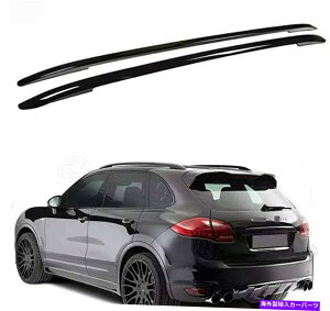 [tLA 2PCSA~jEgbv[t[bNTCh[o[tBbgJCG2011-2017 2Pcs Aluminum Top Roof Rail Rack Side Rail Bar Fits for Cayenne 2011-2017