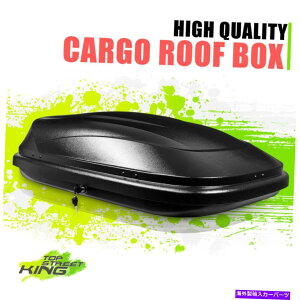 [tLA 53 "x34" x15 "abs}EguPbgTChI[vJ[S[t{bNXtbNL[ubN 53"x34"x15" ABS Mounting Brackets Side Open Cargo Roof Box w/Lock Keys Black