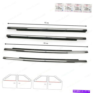 [tLA Mitsubishi Pajero Sport 2016 2021Chrome4DRAE^[EFU[XgbvhAxg Chrome 4Dr Outer Weatherstrip Door Belt For Mitsubishi Pajero Sport 2016 2021