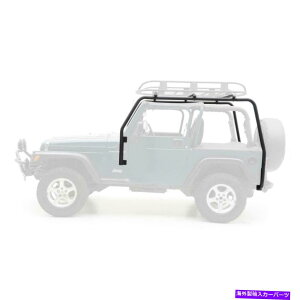 ���[�t�L�����A SRC���[�t���b�N�t�B�b�g97-06�����O���[TJ 300 lb���[�e�B���O�u���b�N�e�N�X�`���X�~�b�g�r���g SRC Roof Rack fits 97-06 Wrangler TJ 300 Lb Rating Black Textured Smittybilt�y���s�A���i�z