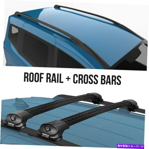 [tLA tH[hg[iN[GAtH[hN[Gz[N[o[[tbN+NXo[ubN Ford Tourneo Courier, Ford Courier Hawk Rail Bar Roof Rack+ Cross Bars Black