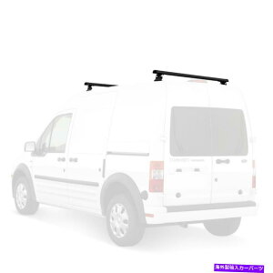 [tLA Vantech Black J1000 2 Bar w/ TracksiA286 55 "j͂obNiACCȂj Vantech Black J1000 2 Bar w/ Tracks (A286 55") Ladder Roof Van Rack (no acc)