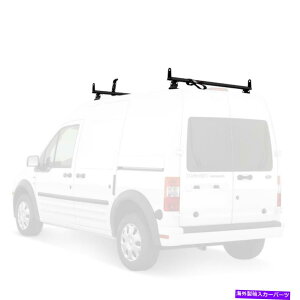 [tLA Vantech Black J2000 2 BariA286 55 "j͂obNiw/ accjw/gbN Vantech Black J2000 2 Bar (A286 55") Ladder Roof Van Rack (w/ acc) w/ Tracks