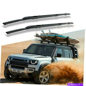 [tLA 2020 20212x[tbNTCh[2021h[o[fBtF_[110 L663 4hA165|h 2X Roof Rack Side Rails For 2020 2021 Land Rover Defender 110 L663 4 Door 165LBS