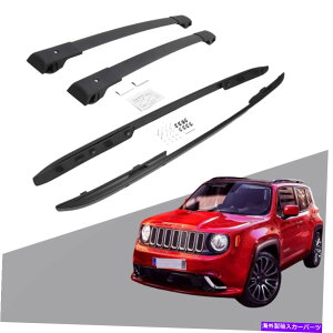 [tLA W[vlQ[h2015-2020TCh[ɓK[tbNNXo[i4pcsj Roof Rack Cross Bars fit for Jeep Renegade 2015-2020 Side Rails (4PCS)