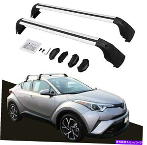[tLA 2PCSA~jE[t[bNNXo[NXo[tBbgC-HR CHR 2017-2021 2Pcs Aluminum Roof Rail Rack Cross Bars Crossbars Fits for C-HR CHR 2017-2021