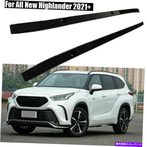 [tLA g^nC_[XU70 2020-2022וLAo[ubNɓKĂ郋[tbN Roof Rack Fits For Toyota Highlander XU70 2020-2022 Luggage Carrier Bar Black