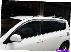 [tLA g^RAV4̉ݕו[tbN2006-2012NXo[OEMt@Ng[ubN CARGO Luggage ROOF RACK FOR TOYOTA RAV4 2006-2012 CROSS BARS OEM FACTORY BLACK