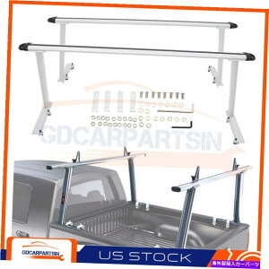 [tLA Universal 71 "Ajustable PickupgbNxbhAo͂[tbNNXo[Zbg Universal 71" Ajustable Pickup Truck Bed Rear Van Ladder Roof Rack Cross Bar Set
