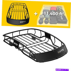 [tLA SUVgbNԉjo[TbNoXPbggbvוLAݕz_[s SUV Truck Car Roof Universal Rack Basket Top Luggage Carrier Cargo Holder Travel