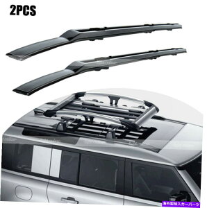 [tLA h[o[fBtF_[110[t[2PCɓKubN[tbNTCh[ Black Roof Rack Side Rails fits for Land rover Defender 110 Roof Rails 2PCS