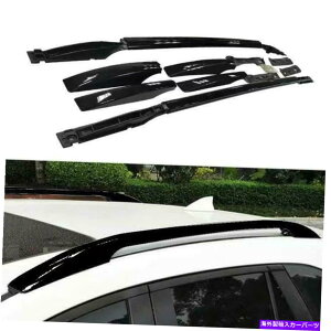 [tLA }c_CX-5 CX5 2012-2016ubN[t[bNTCh[o[LAɓK2PC 2Pcs Fit for Mazda CX-5 CX5 2012-2016 Black Roof Rail Rack Side Rail Bar Carrier