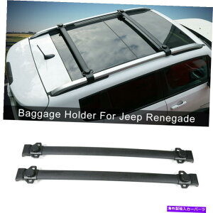 [tLA 2PCSwr[f[eB[J[[tbN[o[W[vlQ[h2016-18p̎ווו 2pcs Heavy Duty Car Roof Rack Rail Bar Baggage Luggage for Jeep Renegade 2016-18