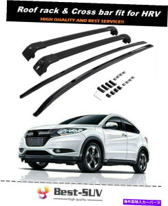 [tLA z_x[HRV HR-V 2015-2021[t[bNNXo[NXo[ɓK4PCS 4Pcs Fit for Honda Vezel HRV HR-V 2015-2021 Roof Rail Rack Cross Bars Crossbars