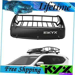 [tLA 57 "jo[T[tbNtgݕSUVgbvוLAoXPbgz_[ 57" Universal Roof Rack w/Extension Cargo SUV Top Luggage Carrier Basket Holder