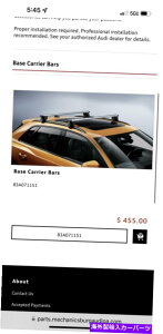 [tLA AEfBQ3x[XLAo[[tbNƎ[obO Audi Q3 Base Carrier Bars Roof Rack and Storage Bag