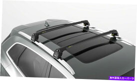 ルーフキャリア タートルブラックエア2ルーフレールラックアウディQ3用クロスバー、RS Q3 19-2020-2021-22 Turtle Black Air2 Roof Rail Racks Cross Bar for Audi Q3, RS Q3 19-2020-2021-22