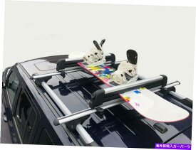 ルーフキャリア ブライトラインクロスバールーフスキーラックコンボ2004-2015日産クエストに互換性 BRIGHTLINES Cross Bars Roof Ski Rack Combo Compatible For 2004-2015 Nissan Quest