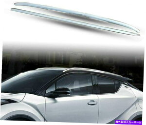 [tLA CHR C-HR 2017-2020A~jE[t[bNTCh[o[ɓK2PC-Vo[ 2Pcs Fit for CHR C-HR 2017-2020 Aluminum Roof Rail Rack Side Rail Bar - Silver