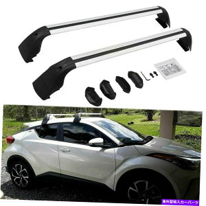 [tLA A~jE[t[bNNXo[NXo[̓g^C-HR CHR 2017-2021ɓK܂ Aluminum Roof Rail Rack Cross Bars Crossbars Fits for Toyota C-HR CHR 2017-2021