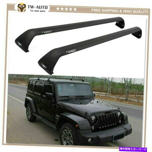 [tLA A~jE[t[bNNXo[NXo[tBbgW[vO[JL JK 2007-2021 Aluminum Roof Rail Rack Cross Bar Crossbar Fit for Jeep Wrangler JL JK 2007-2021