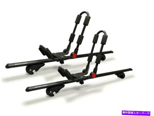 [tLA Brightlines 53 "I[ubNjo[TNXo[Ɛ܂肽݉\ȃJbNbN1yA BRIGHTLINES 53" All Black Universal Cross Bars & 1 Pair of Foldable Kayak Racks