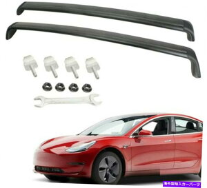 [tLA 2PCS[t[bNJ[SNXo[NXo[̓eXf3 2017-2022ɓK܂ 2Pcs Roof Rail Rack Cargo Cross Bars Crossbars Fits for Tesla Model 3 2017-2022