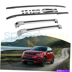 [tLA 4PCS USubN[t[bNNXo[h[o[fBXJo[X|[c2015-2022 4PCS US Black Roof Rail Rack Cross Bar for Land Rover Discovery Sport 2015-2022