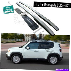 [tLA [tbNtBbgW[vlQ[h2015-2022A~jEubN[t[2PCS Roof rack fits for Jeep Renegade 2015-2022 Aluminum alloy black roof rails 2pcs