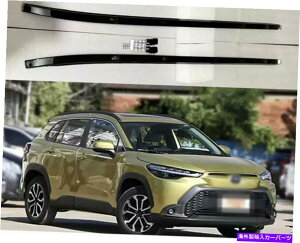 ���[�t�L�����A 2PCS���[�t���[�����b�N�T�C�h���[���o�[�ݕ��̓g���^�J���[���N���X2020-2023�ɓK�����܂� 2Pcs Roof Rail Racks Side Rail Bar Cargo Fits for Toyota Corolla Cross 2020-2023