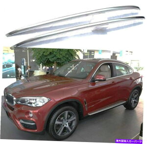 [tLA BMW X6 F16 2015-2019A~jE[t[bNTCh[o[z_[2PCStBbg 2Pcs Fits for BMW X6 F16 2015-2019 Aluminum Roof Rail Rack Side Rail Bar Holder