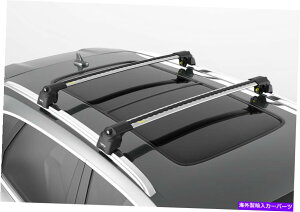 [tLA ^[gGA2[tbNAOHGNvXNXSUṼNXo[Vo[J[ Turtle AIR2 Roof Rack, Cross Bar Silver Color for Mitsubishi Eclipse Cross SUV