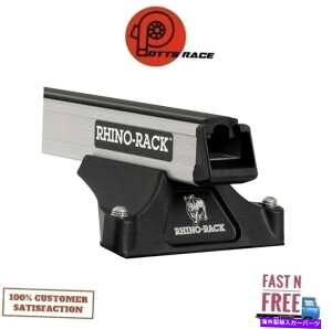 ���[�t�L�����A Rhino���b�NJA6208�w�r�[�f���[�e�BRLTP���[�t���b�N�V�X�e��96-01�G�N�X�v���[���[�̃V���o�[ Rhino Rack JA6208 Heavy Duty RLTP Roof Rack System Silver For 96-01 Explorer