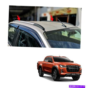 [tLA A~jE[t[}bgubNC\Yd-max dmax hi-lander 4dr 2020 2021 Aluminium Roof Rail Matte Black For Isuzu D-max Dmax Hi-lander 4Dr 2020 2021