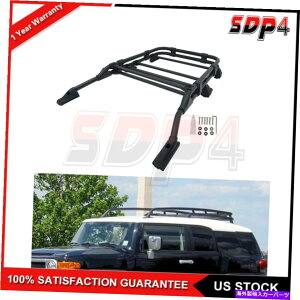 ルーフキャリア ルーフバスケットラックフィット2007-2014トヨタFJクルーザー屋上荷物貨物米国株 Roof Basket Rack Fits 2007-2014 Toyota Fj Cruiser Rooftop Luggage Cargo US Stock