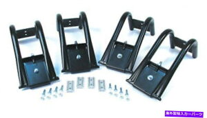 [tLA h[o[fBXJo[12p̃K^[}EgA_v^[ATt@[tbNbN Gutter Mount Adapters, Safari Roof Rack, for Land Rover Discovery 1 and 2