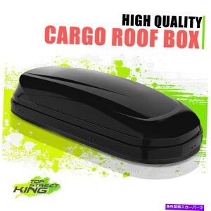 [tLA 53 "x34" x15 "abs}EguPbgTChI[vJ[S[t{bNXt̂鍕 53"x34"x15" ABS Mounting Brackets Side Open Cargo Roof Box w/Keys Glossy Black